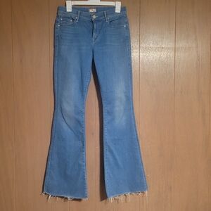 MOTHER denim The Weekender Fray in Chill size 29